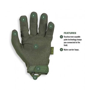 Перчатки Mechanix Tactical Original Olive Drab | цвет зеленый | (MG-60)